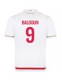 Billige AS Monaco Folarin Balogun #9 Hjemmedrakt 2025-26 Kortermet